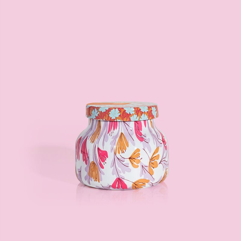 Pineapple Flower Pattern Play Petite Jar Candle image number 0